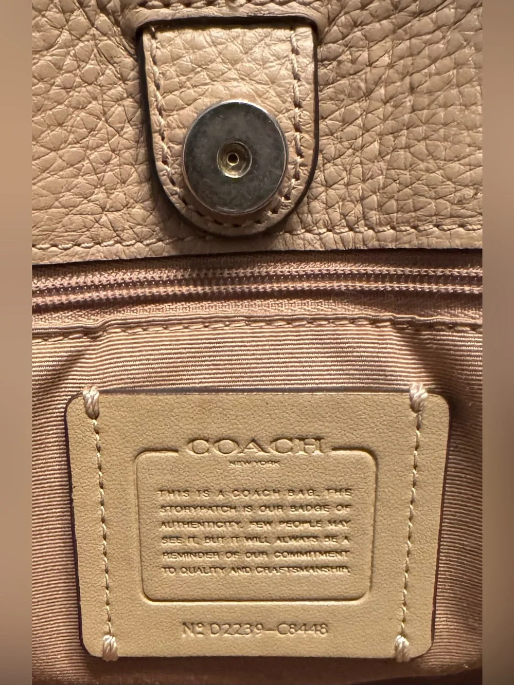 Coach signature canvas